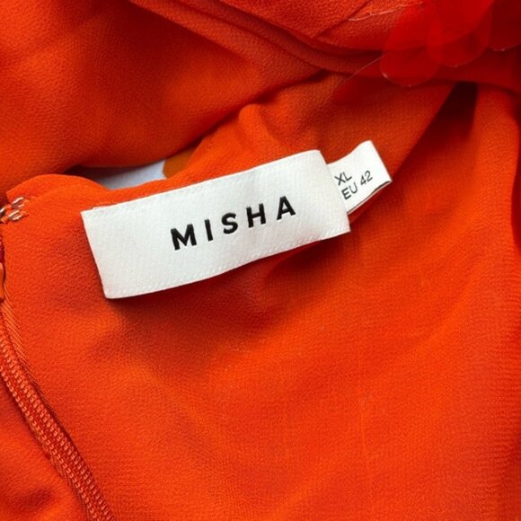 🆕 MISHA COLLECTION 🧿 NWOT Red Sapphire Sequins Mini Dress, Sz XL - US 10 - Picture 12 of 16